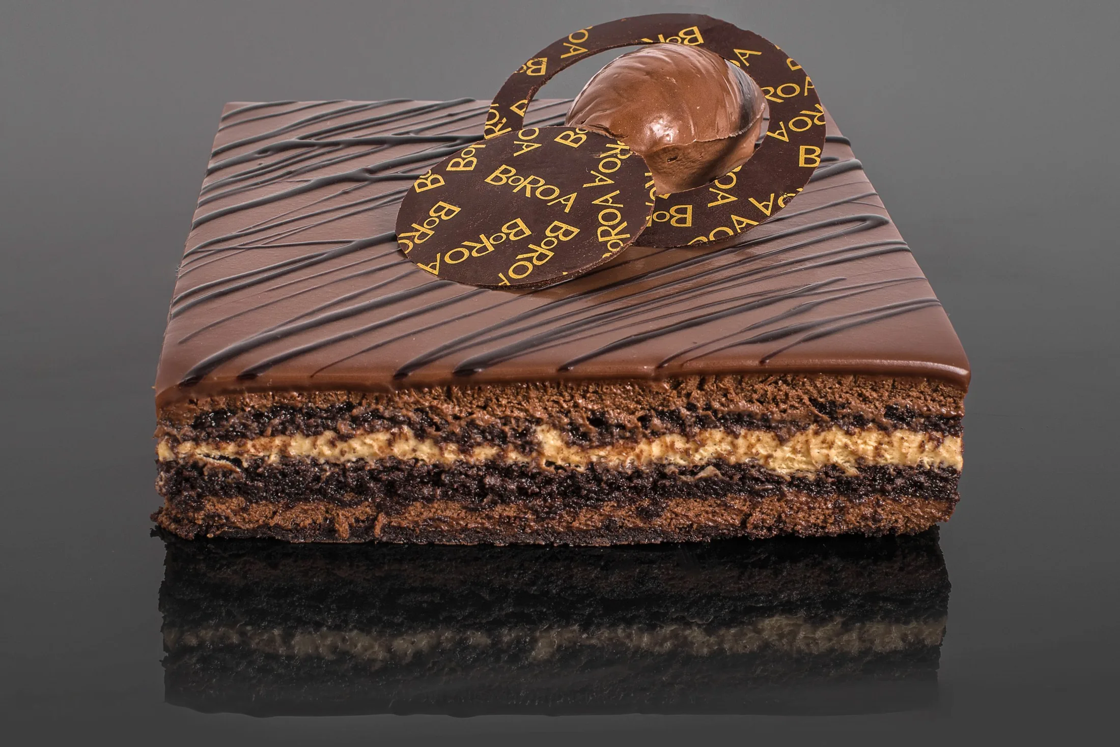 Tarta cuatro chocolates de Boroa